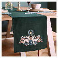 Bavlněný běhoun na stůl 32x220 cm Majestic Stag – Catherine Lansfield