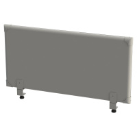 eurokraft pro Akustický nástavný panel pro pracovní stůl, výška 450 mm, šířka 1000 mm, šedá