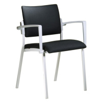 ALBA konferenční židle SQUARE, šedý plast