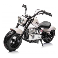 mamido  Dětská elektrická motorka Chopper Warrior 36V bílá