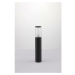 NOVA LUCE venkovní sloupkové svítidlo ZOSIA tmavě šedý hliník a čirý akryl E27 1x12W 220-240V be