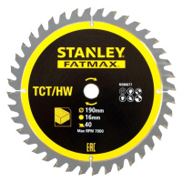 STANLEY FATMAX STA13365 vidiový pilový kotouč TCT/HM 190x16mm 40Z