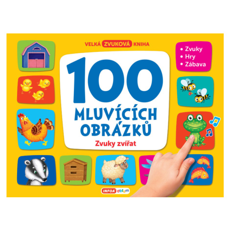 100 mluvících obrázků Zvuky zvířat Infoa