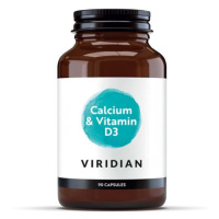 Viridian High Potency Calcium & D3 (Vápník s vitamínem D3) 90 kapslí