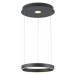 Designová závěsná lampa antracitová včetně 3stupňové stmívatelné LED - Jeroen