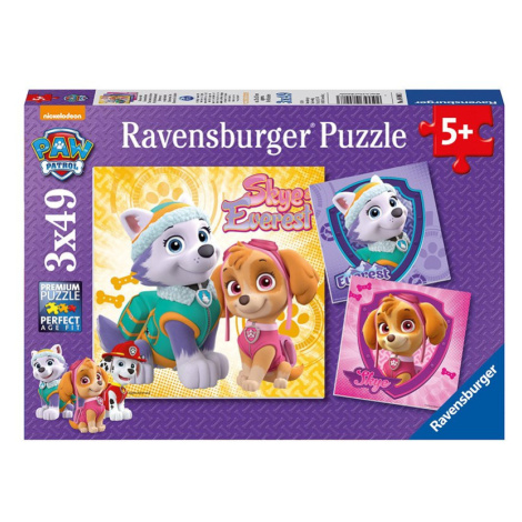 Tlapková Patrola 3x49 dílků RAVENSBURGER