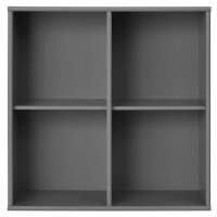 Antracitová závěsná knihovna 70x70 cm Mistral – Hammel Furniture