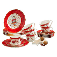 X-Mas KÁVOVÁ SOUPRAVA, 18dílné, porcelán (new bone china)