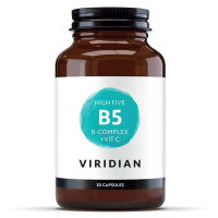 Viridian High Five B Complex s vitamínem C 30 kapslí