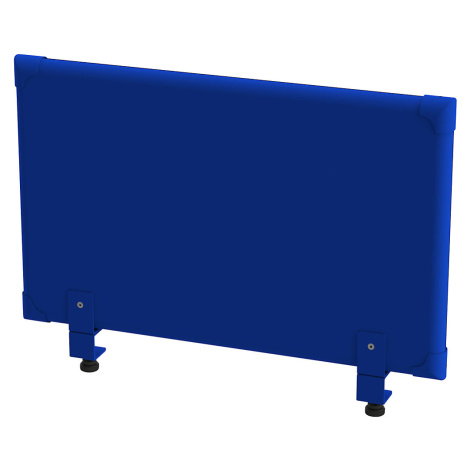 eurokraft pro Akustický nástavný panel pro pracovní stůl, výška 450 mm, šířka 800 mm, modrá