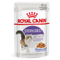 Royal Canin Sterilised - jako doplněk: mokré krmivo 12 x 85 g Royal Canin Sterilised v želé