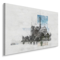 Plátno Katedrála Notre Dame, Paříž III. Varianta: 30x20