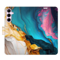 iSaprio Flip pouzdro Colourful Marble pro Samsung Galaxy A55 5G