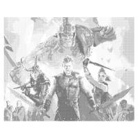 Tečkování - PLAKÁT THOR RAGNAROK Rozměr: 40x50 cm, Rámování: bez rámu a bez vypnutí plátna