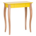 Žlutý psací stůl Ragaba Lillo, délka 65 cm