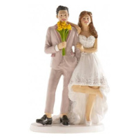 Svatební figurka na dort šťastný pár - Dekora