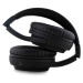 DKNY PU Leather Arch Logo Bluetooth Stereo Headphone černé