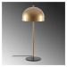 Opviq Stolní lampa Can NT-134, zlatá, půlkulaté stínidlo