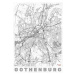 Mapa Gothenburg, Hubert Roguski, (30 x 40 cm)