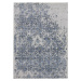 Diamond Carpets koberce Ručně vázaný kusový koberec Diamond DC-JK 3 Silver/blue - 120x170 cm