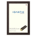 DANTIK rámeček 20 × 30, BEAUTY hnědý sklo čiré