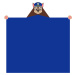 Carbotex Dětská deka Paw Patrol - Chase modrá s kapucí 110 x 140 cm