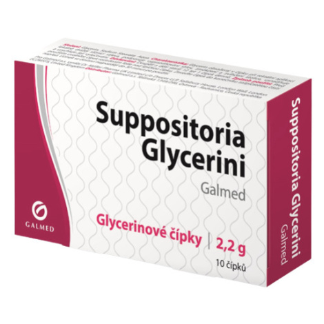 Galmed Suppositoria Glycerini čípky 10 x 2.2 g