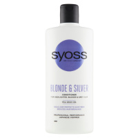 Syoss Professional Blonde & Silver Purple kondicionér pro melírované, bílé a šedé vlasy 440 ml