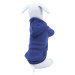 Vsepropejska Mitexi mikina s kapsou pro psa Barva: Modrá, Délka zad (cm): 18, Obvod hrudníku: 30