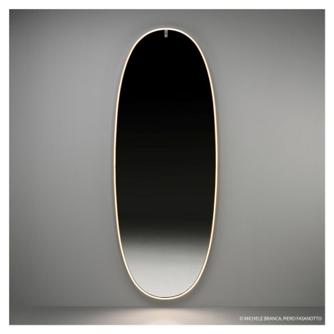 FLOS FLOS La Plus Belle LED nástěnné zrcadlo, zlato