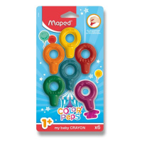 Pastely Maped Color´Peps Baby Crayons - 6 barev