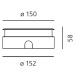 Artemide Ego 150 Flat pochozí ocel 5d 3000K kruh T40010NSPW00