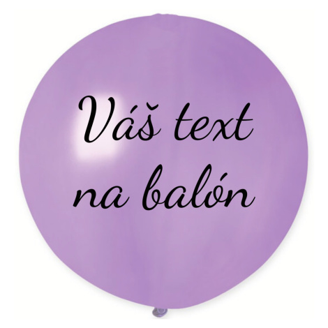 Personal Balón s textem - Levandulový 80 cm