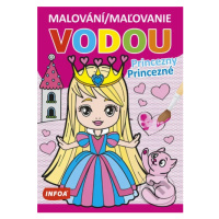 Malování/Maľovanie vodou - Princezny/Princezné - kniha z kategorie Omalovánky