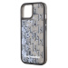 Karl Lagerfeld Liquid Glitter Monogram Gradient zadní kryt iPhone 14 černý