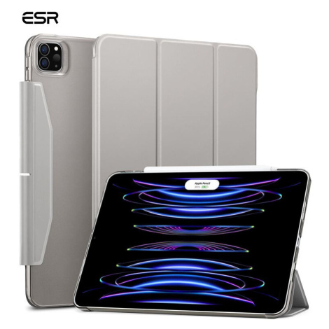 ESR Ascend Trifold pouzdro Apple iPad Pro 11" (2022/2021) šedé