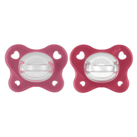 CHICCO Dudlíky PhysioForma? Dual Soft růžové 16-36m, 2 ks