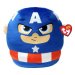 Ty Squishy Beanies Marvel CAPTAIN AMERICA, 30 cm (1)