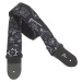 Perri's Leathers 7641 Design Fabric Strap Black Bandana