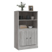 vidaXL Skříň highboard šedá sonoma 60 x 35,5 x 103,5 kompozitní dřevo