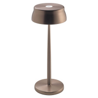 Zafferano Zafferano LED dobíjecí stolní lampa Sister Light měděné barvy CCT