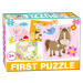 Dohány dětské puzzle 4-obrázkové Baby First Farma 639