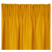 Dekorační závěs s řasící páskou ADEL mustard/hořčicová 140x270 cm (cena za 1 kus) MyBestHome