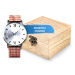 Dřevěné hodinky Business