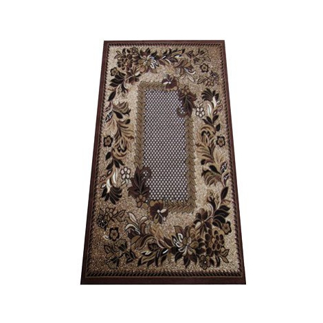 Kusový koberec Alfa hnědý 01 -100 × 190 cm