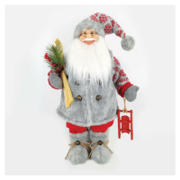 ACA Lighting vánoční dekorace Santa Claus se sáněmi 60cm X126002