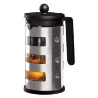 BERLINGERHAUS Konvice na čaj a kávu french press 600 ml Black Silver Collection BH-7806