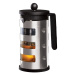 BERLINGERHAUS Konvice na čaj a kávu french press 600 ml Black Silver Collection BH-7806