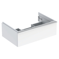 Geberit iCon - Umyvadlová skříňka 740x247x476 mm, 1 zásuvka, lesklá bílá 502.311.01.2