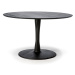 Výprodej Ethnicraft designové jídelní stoly Torsion Dinning Table (černá, Ø 127 cm)
